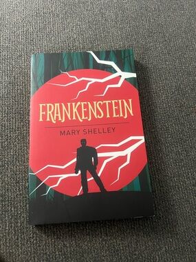Frankenstein by Mary Shelley - Red & Black Cover